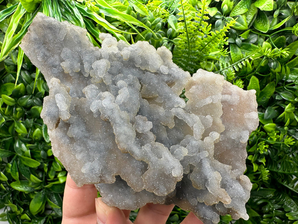 Chalcedony Quartz Cluster with Chlorite, Madan Bulgaria