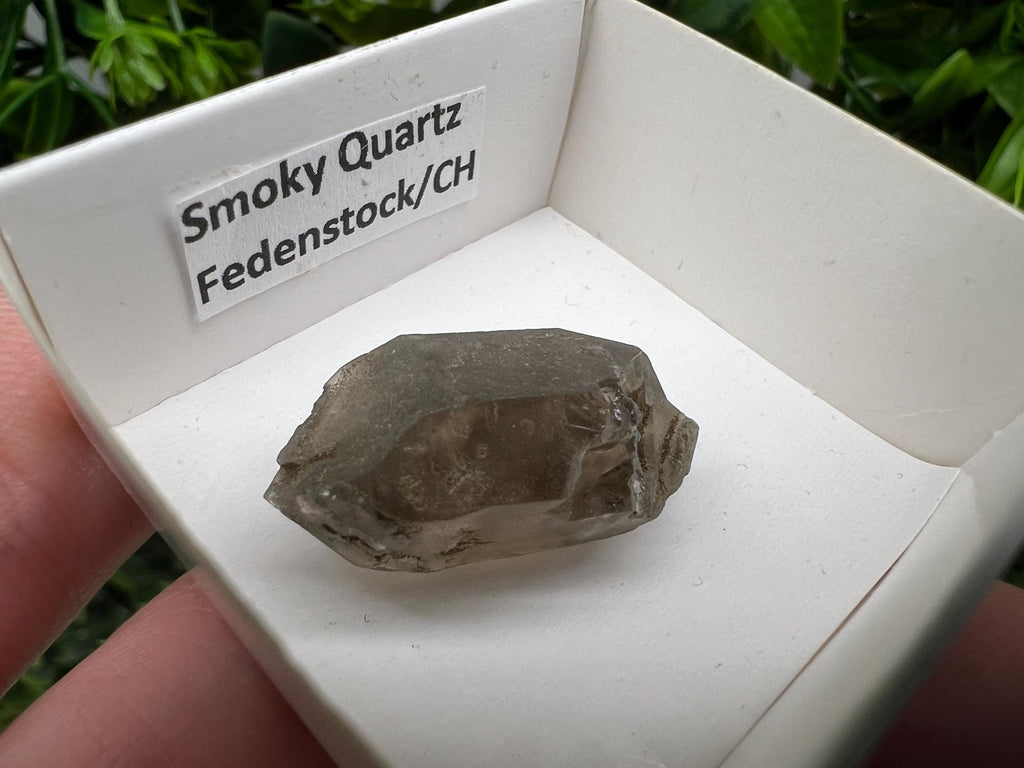 Rare Smoky Quartz Point, Fedenstock Switzerland Mineral Specimen (25MM)