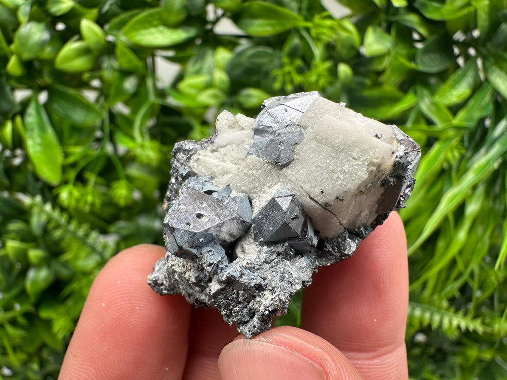 Stunning Shpinel Galena on Sphalerite,Calcite from Borieva mine,Madan,Bulgaria,Natural,collectible mineral specimen,home decor,collectible’s