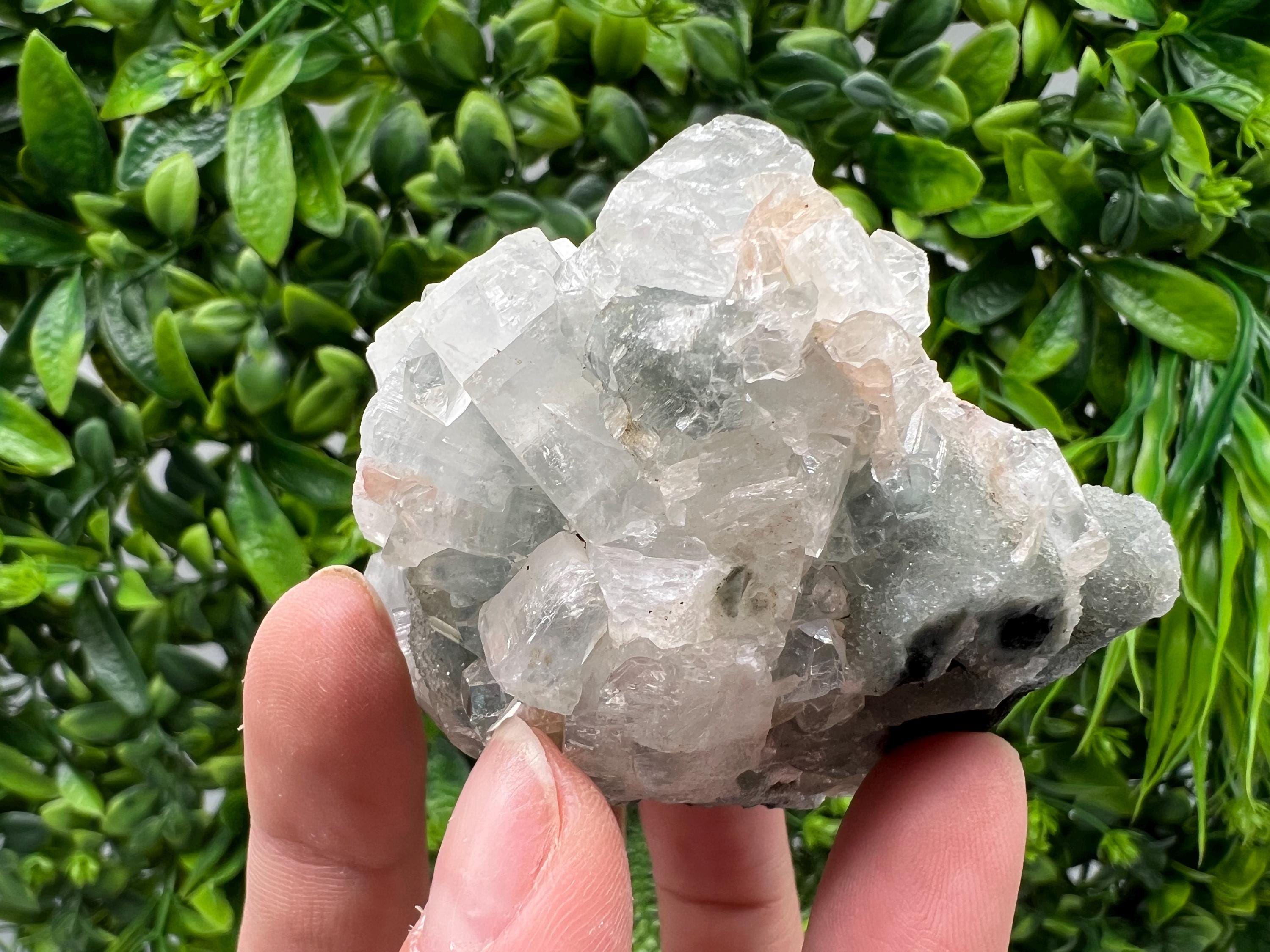 STUNNING Transparent Apophyllite on Chalcedony,natural, collection minerals specimen,India Minerals,Crystal, Stone Mineral Specimens India