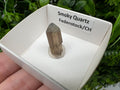 Rare Fedenstock Smoky Quartz Point, Swiss Mineral Specimen (20MM)