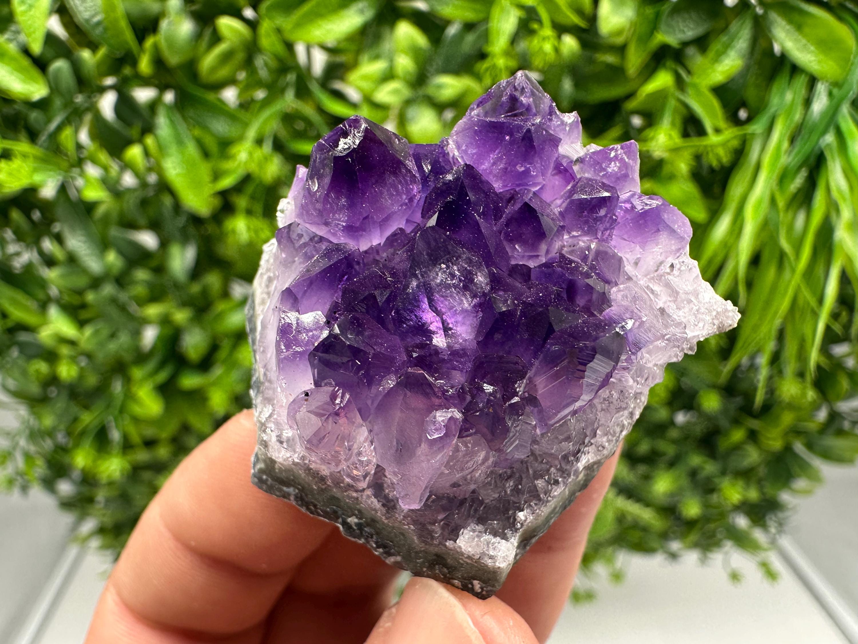 Purple Amethyst Crystal from Uruguay: Home Decor, Energy Stone