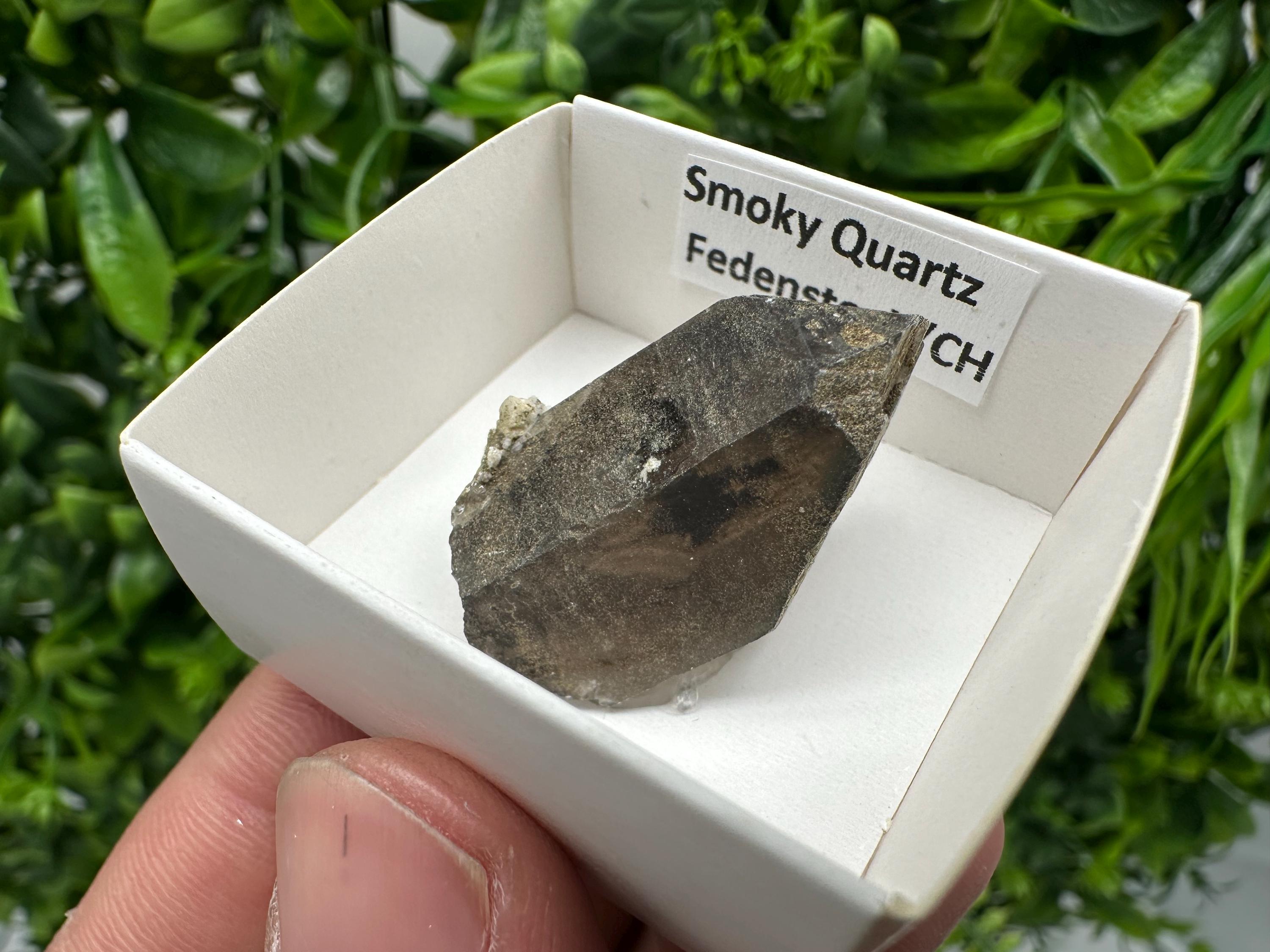 Rare Smoky Quartz Point from Fedenstock Switzerland (35mm)