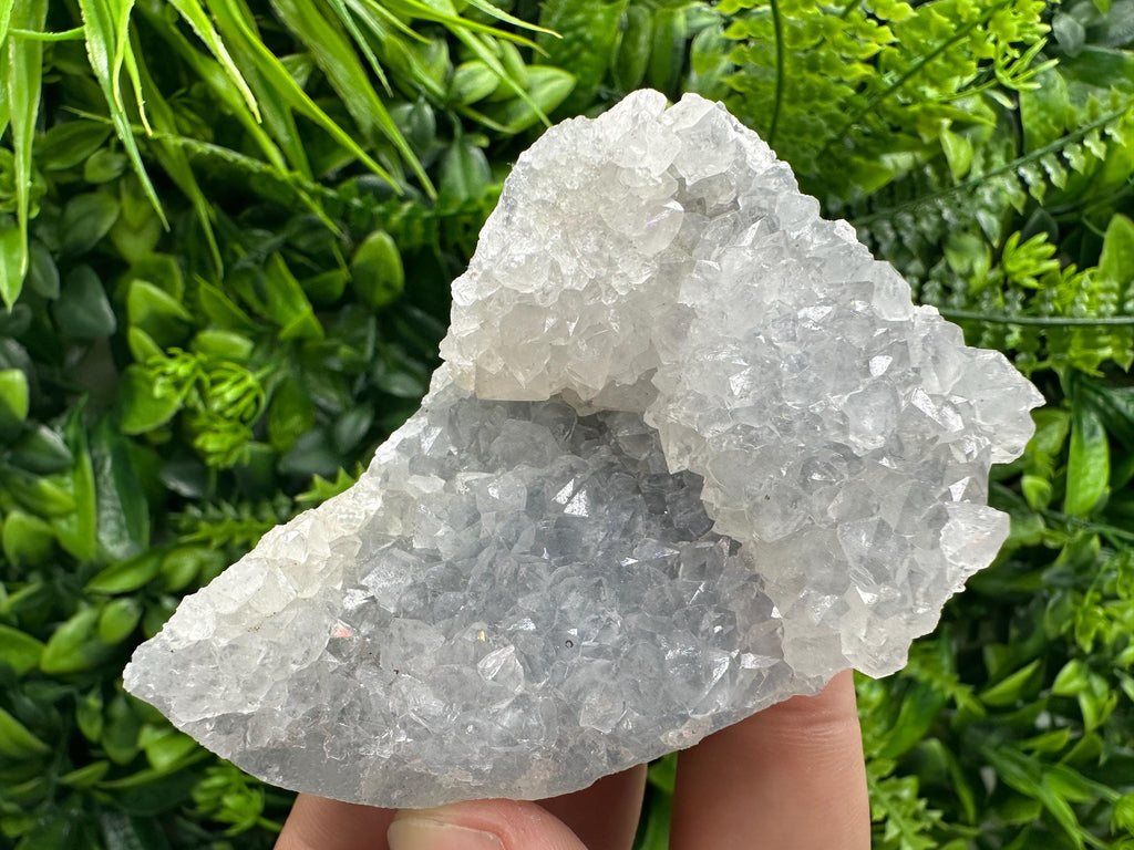 Chalcedony Specimen: Natural India Crystal, Home Decor (7/5.5/4 cm)
