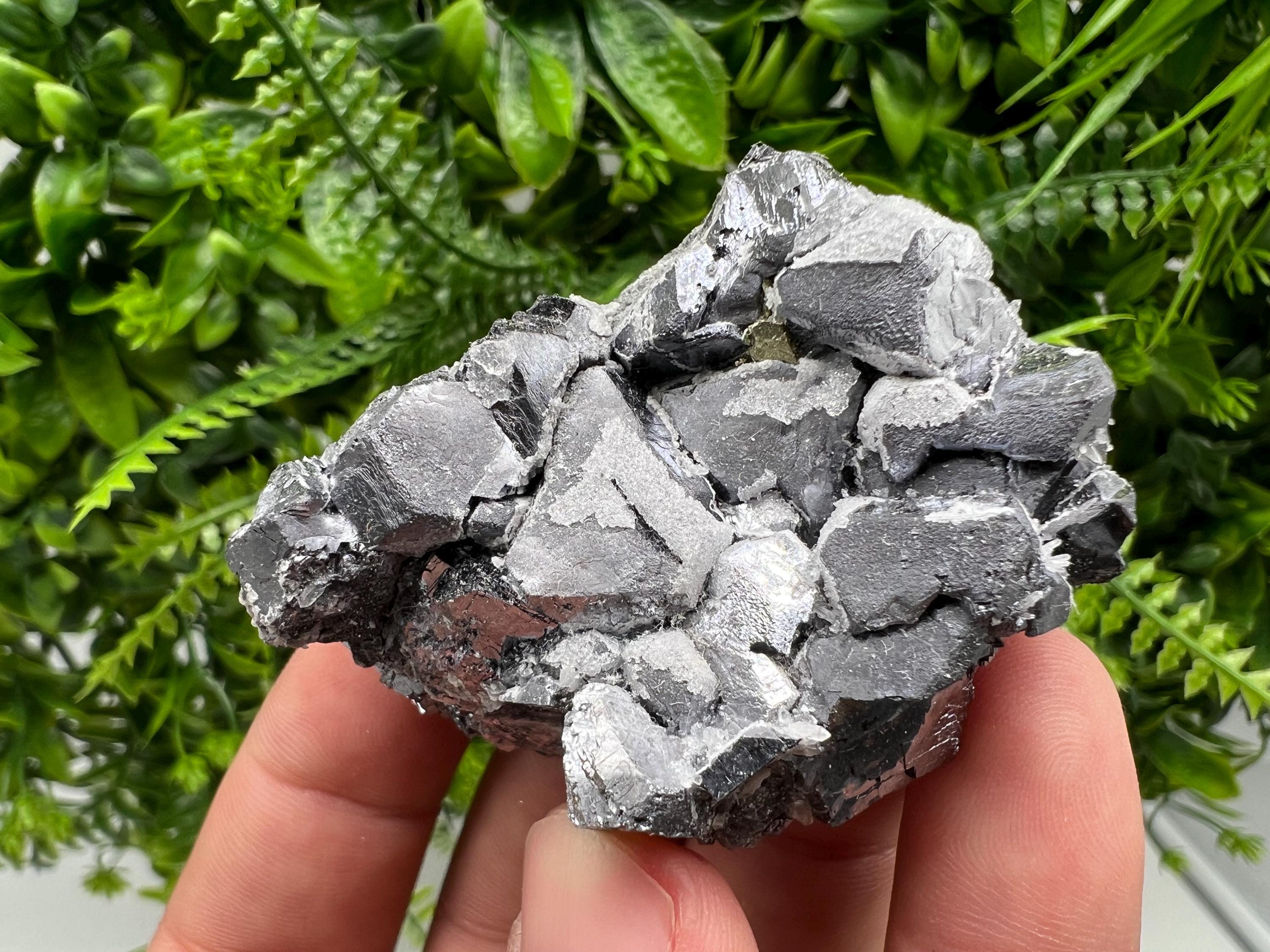 Chalcopyrite with Galena Mineral Specimen, Krushev Dol Mine