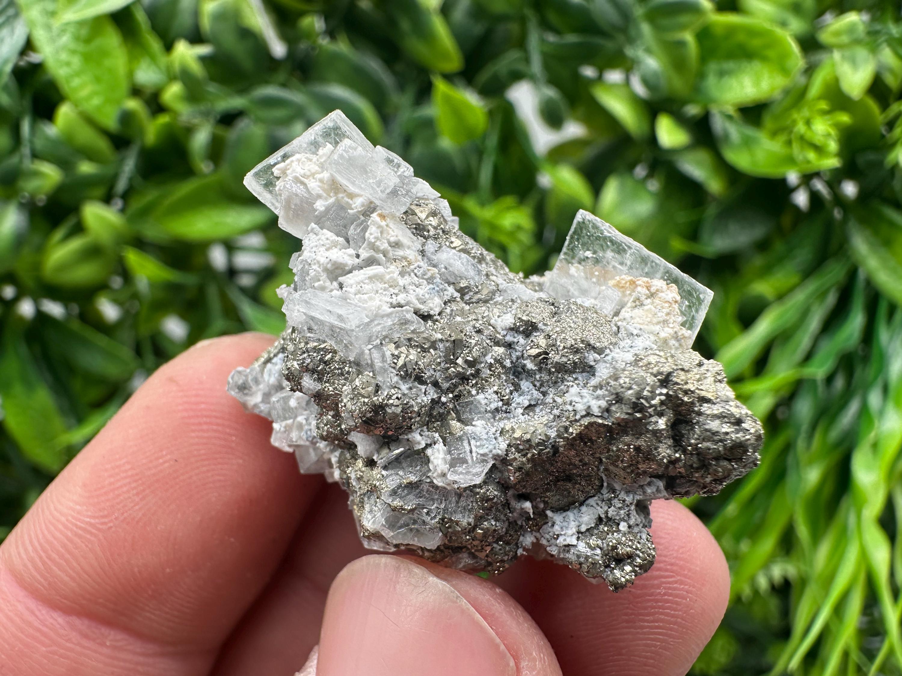 Barite Marcasite Cluster on Chalcedony - Androvo Mine, Bulgaria