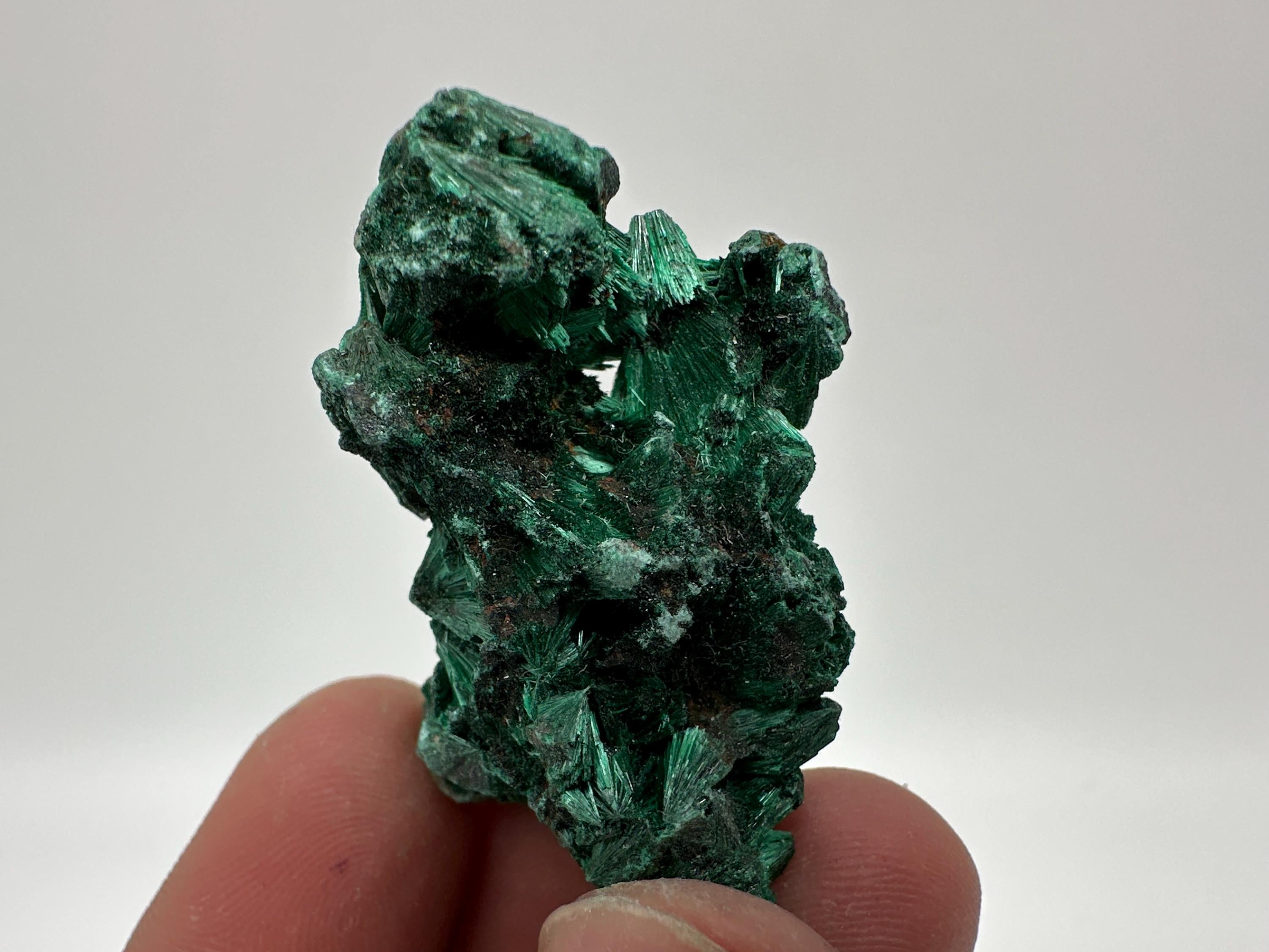 Green Polished Malachite Crystal, Congo Mineral Specimen