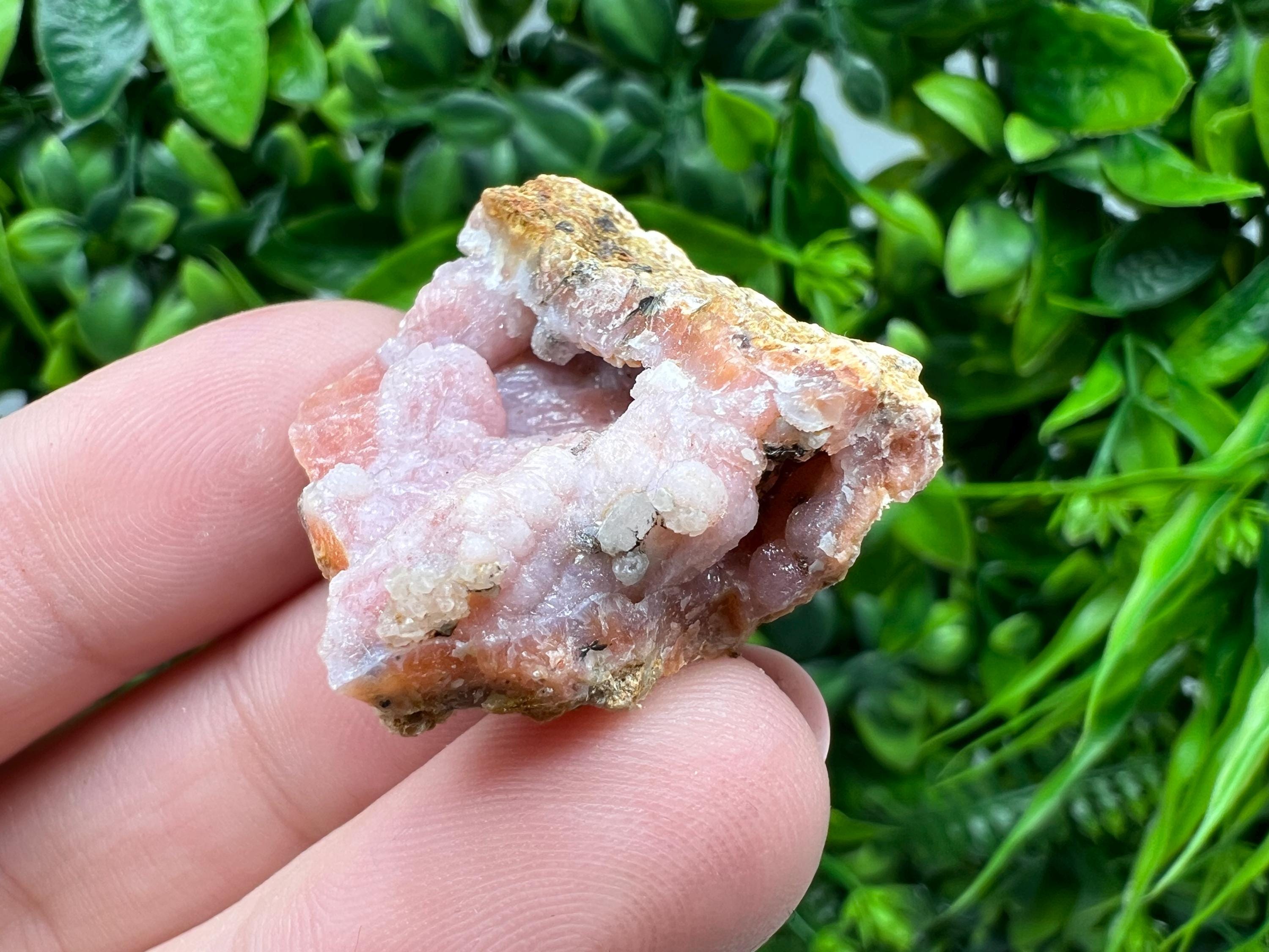 Red Chalcedony Crystal, Morocco Mineral Specimen, Rare Souvenir Gift