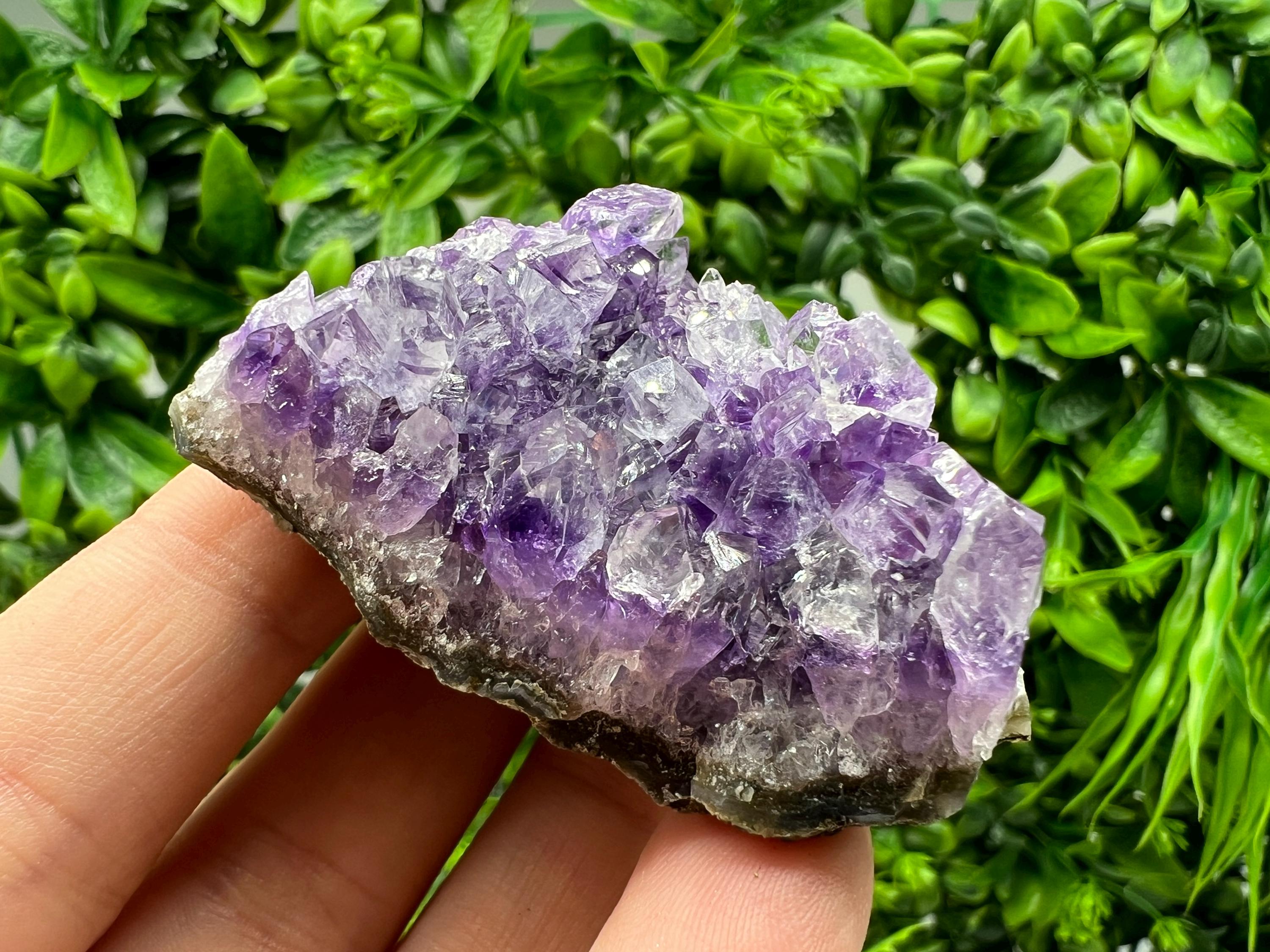 Uruguay Amethyst Crystal: Purple Quartz Cluster, Home Decor