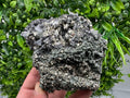 Pyrite Sphalerite on Green Quartz, Bulgaria Mineral Specimen