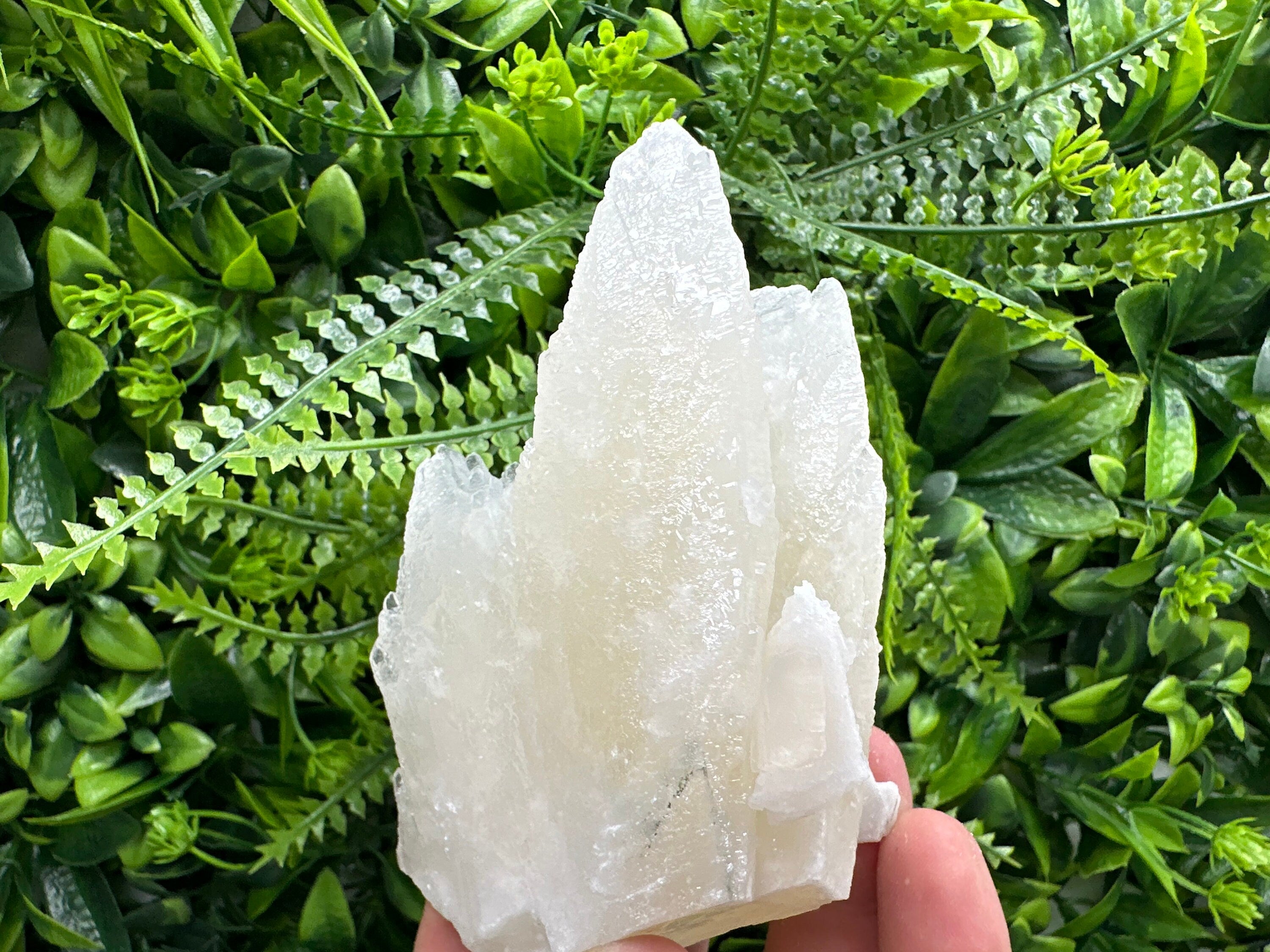 Rare UV Calcite Cluster: Djurcovo Mine, Bulgaria - Home Decor