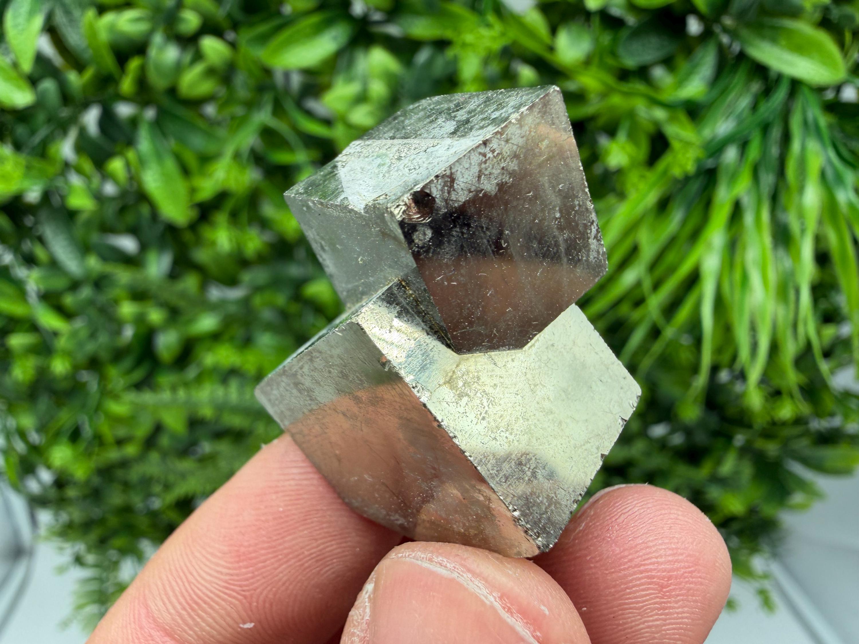 Interjoined Cube Pyrite, La Rioja Spain, Home Decor Stone