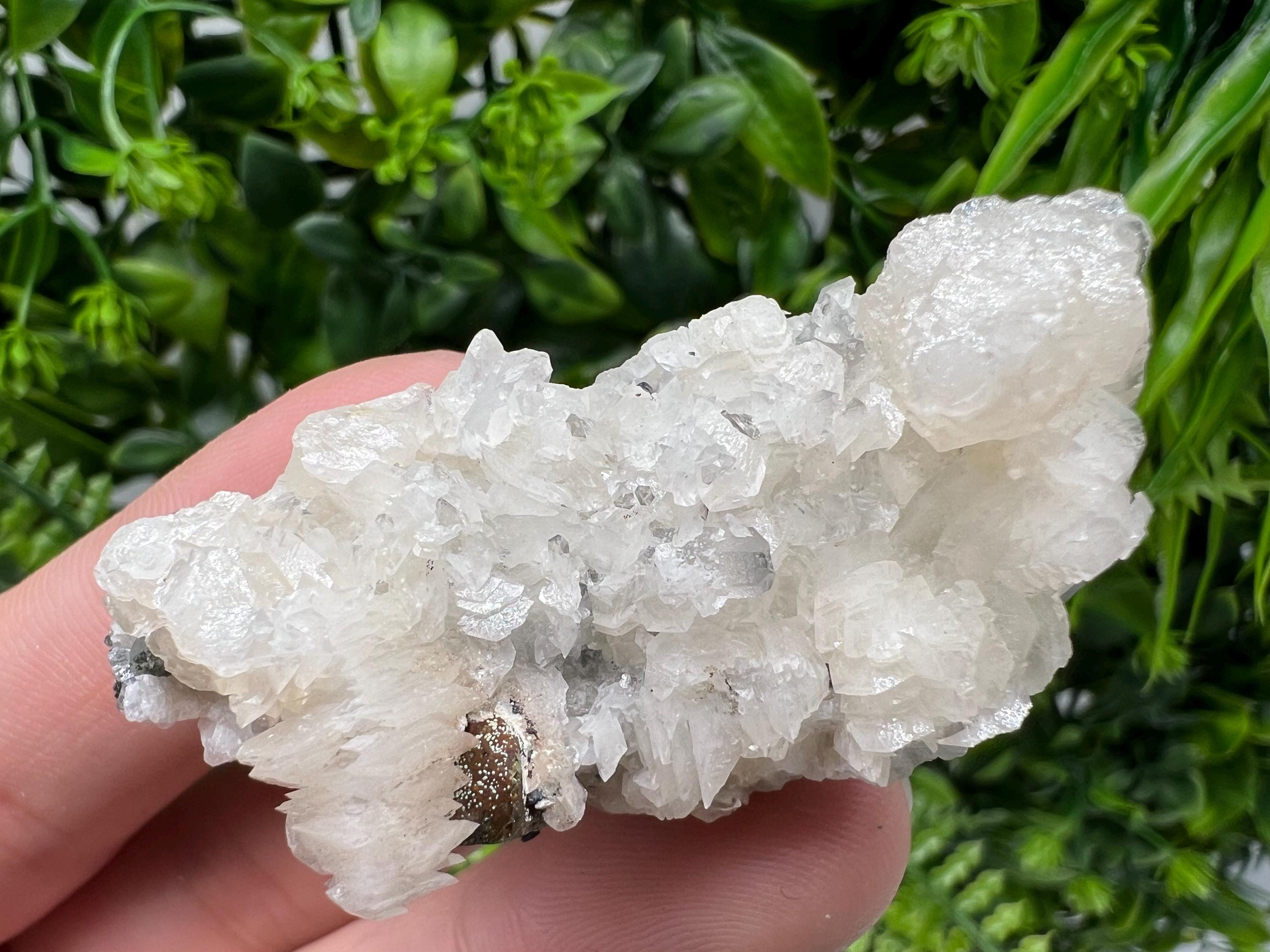 Calcite on Quartz Specimen, Borieva Mine, Madan Bulgaria