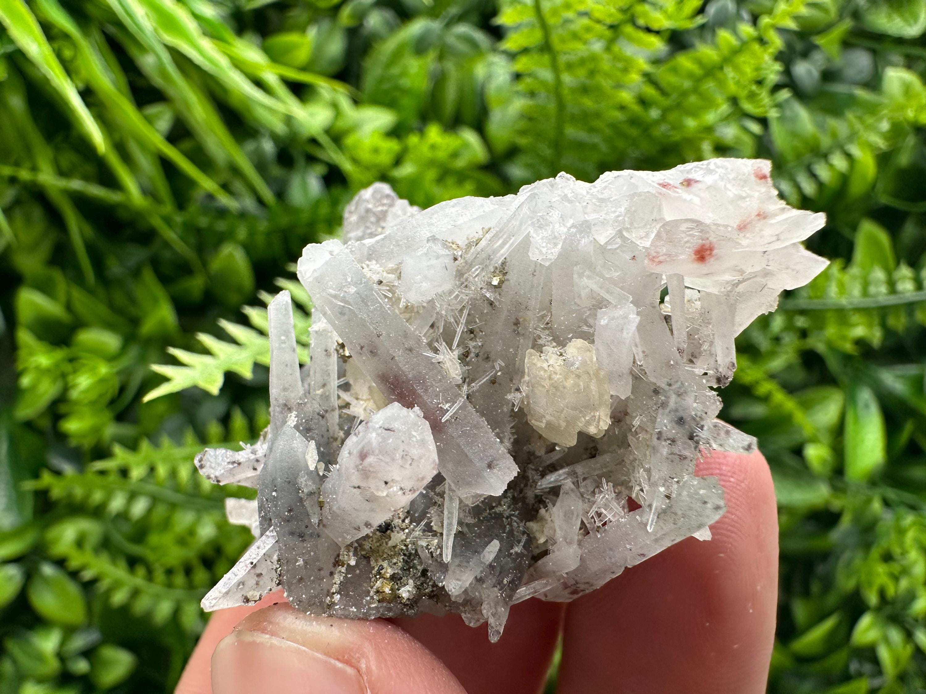 Quartz with Hematite and Pyrite, Krushev dol Mine Mineral Specimen
