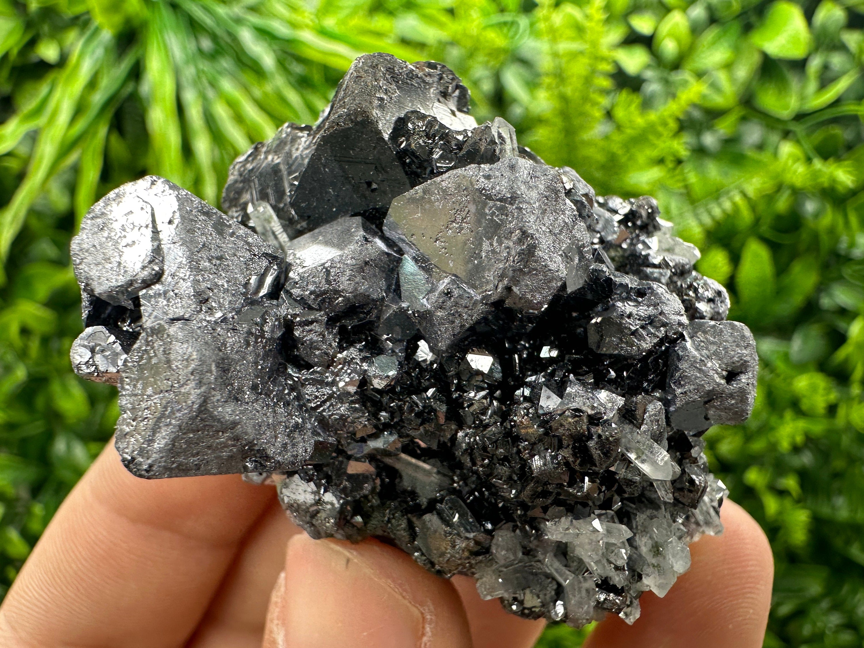 Shiny Galena Sphalerite Mineral Specimen: Borieva Mine, Bulgaria