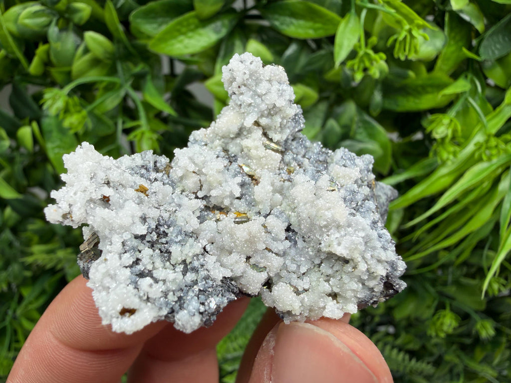 Pyrite Sphalerite Quartz Calcite Mineral Specimen, Krushev dol Mine