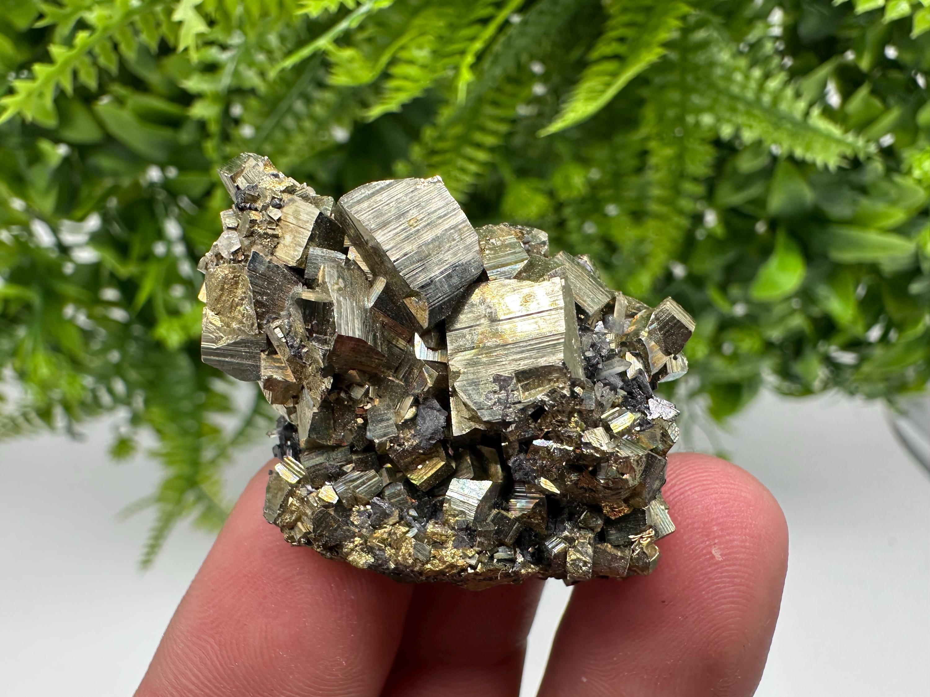 Rare Crystallized Pyrite Cluster - Borieva Mine, Bulgaria