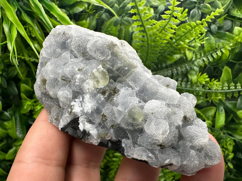 Natural Chalcedony Specimen: India Crystal Mineral, Home Decor