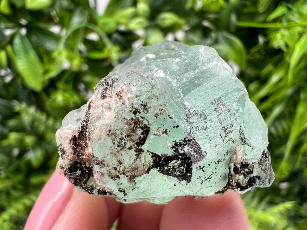 Rare Rainbow Fluorite Cube: Raw Crystal from Mexico, Meditation Stone