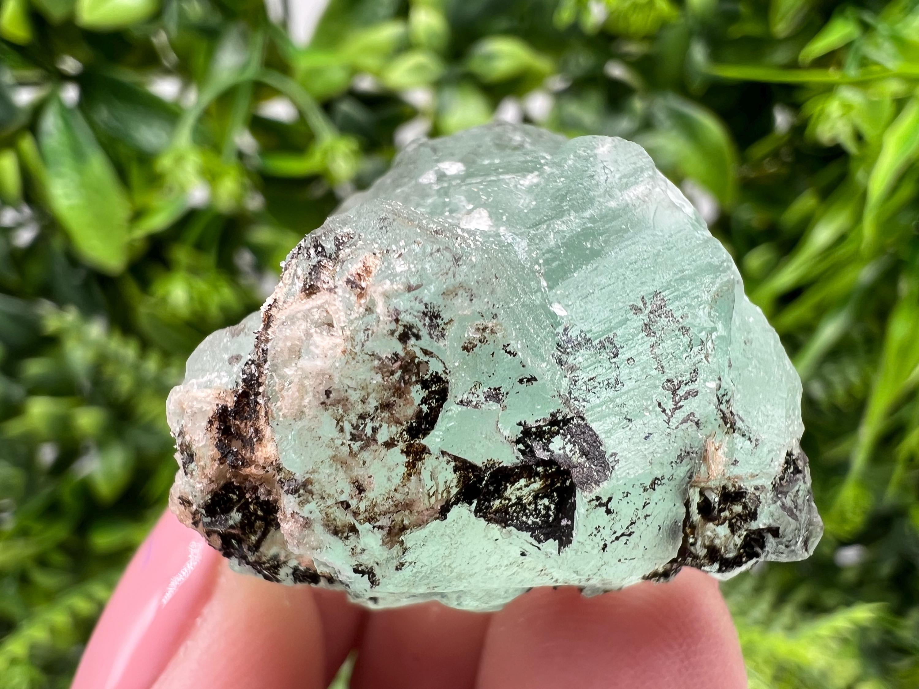 Rare Rainbow Fluorite Cube: Raw Crystal from Mexico, Meditation Stone