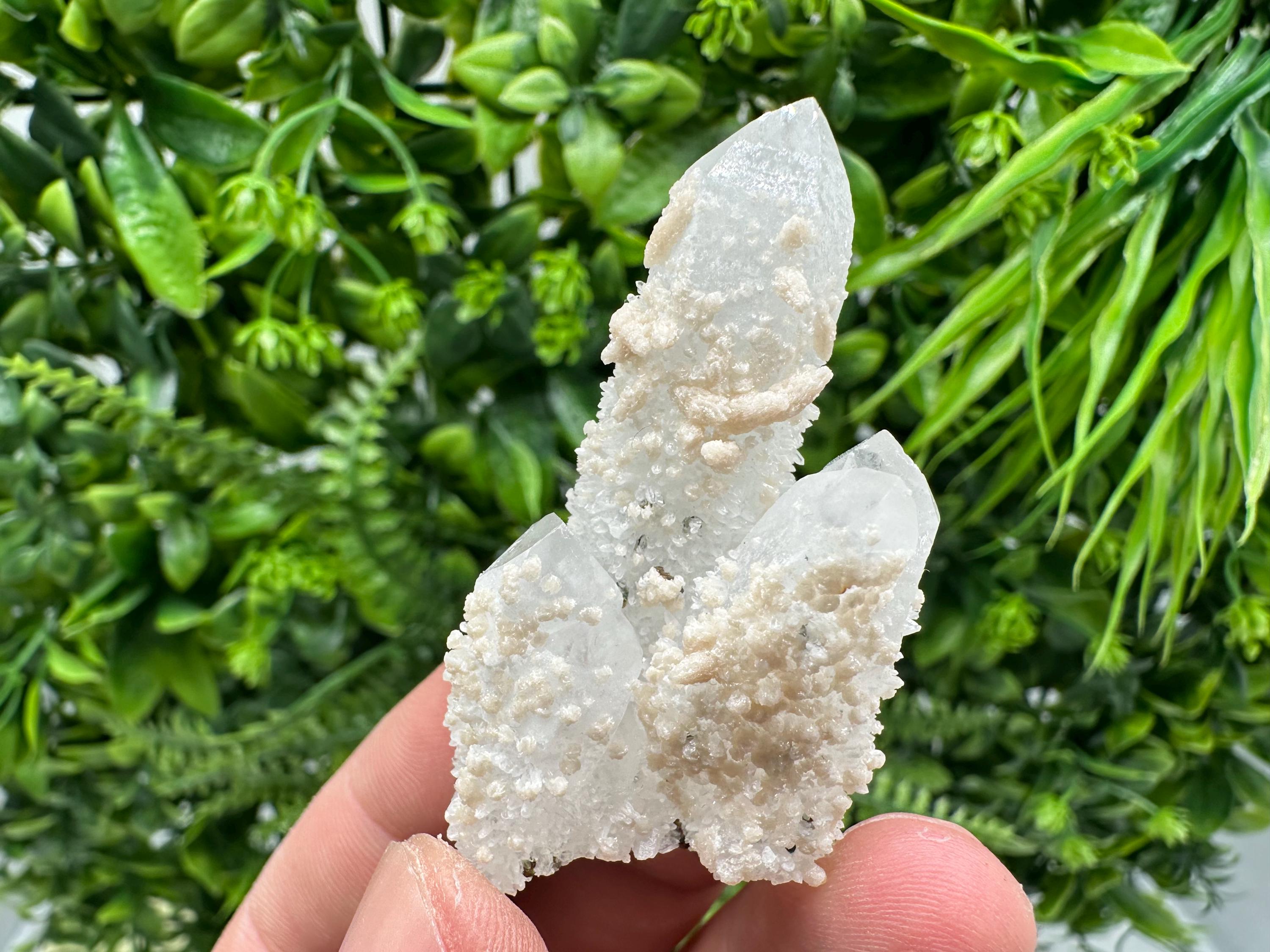 Calcite on Quartz,Pyrite Mineral Specimen Krushev dol  Mine, Bulgaria
