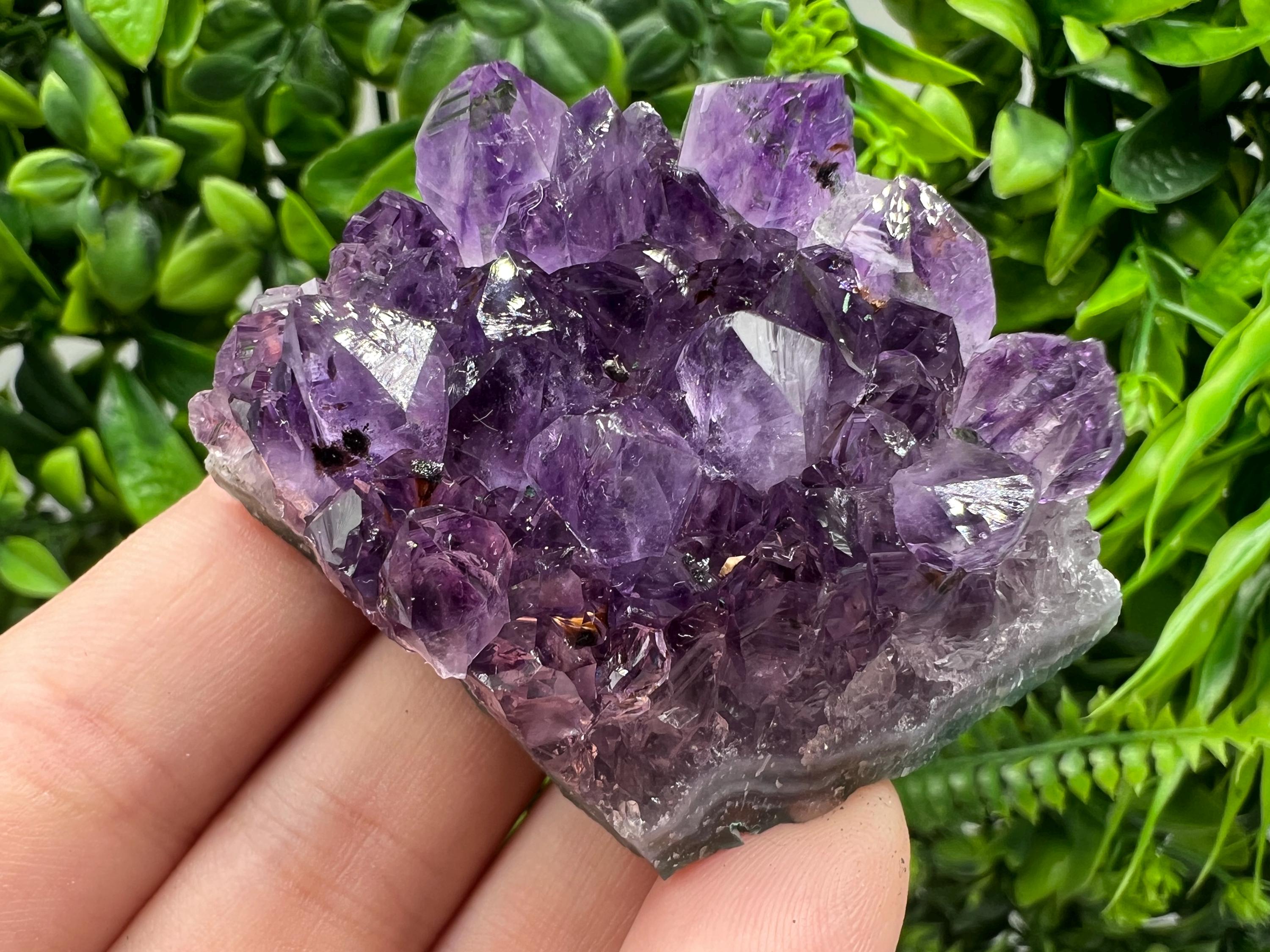 Purple Amethyst Crystal from Uruguay: Home Decor, Energy Stone