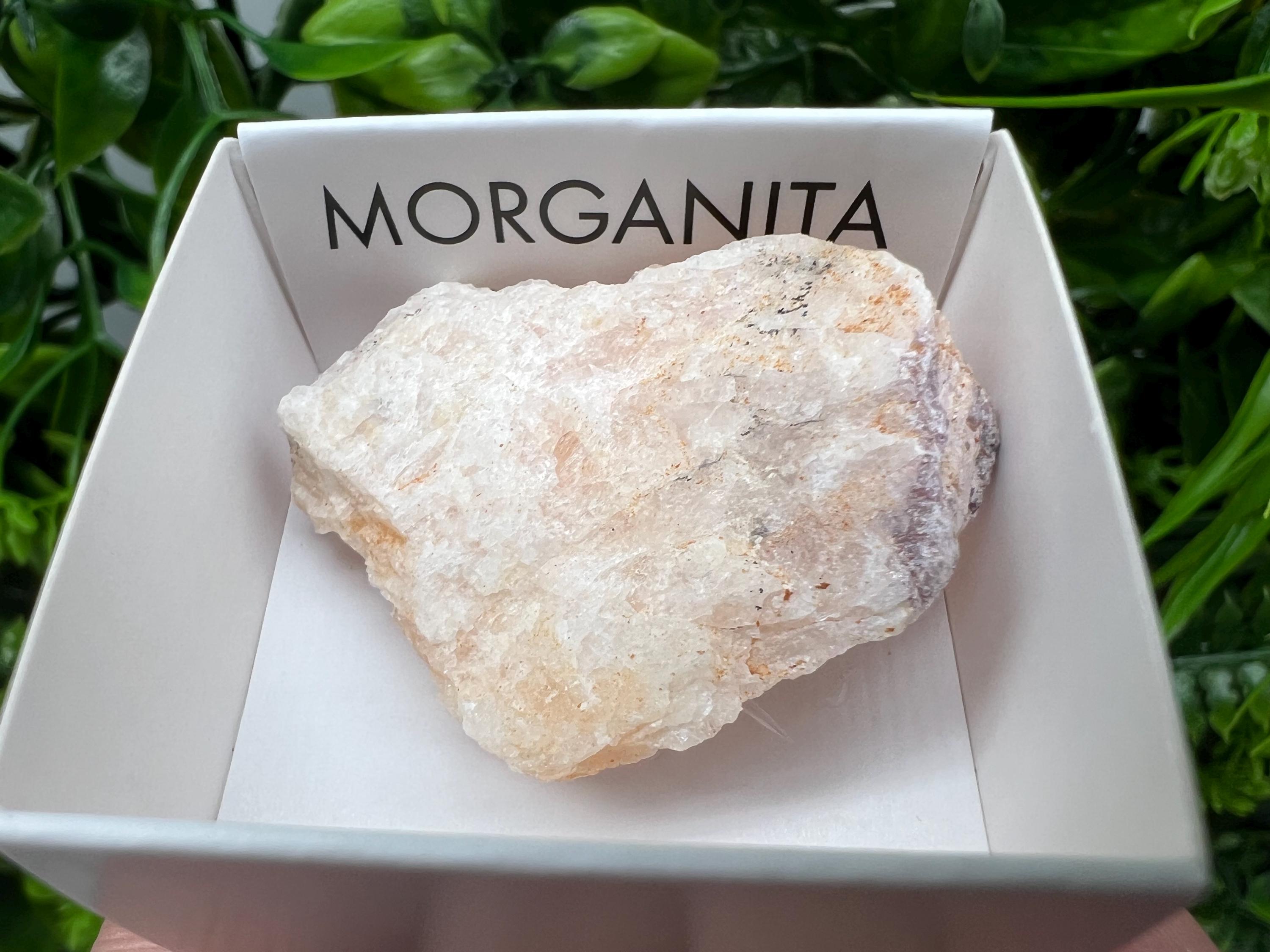 Raw Morganite Mineral Specimen, Mozambique Crystal, Home Decor