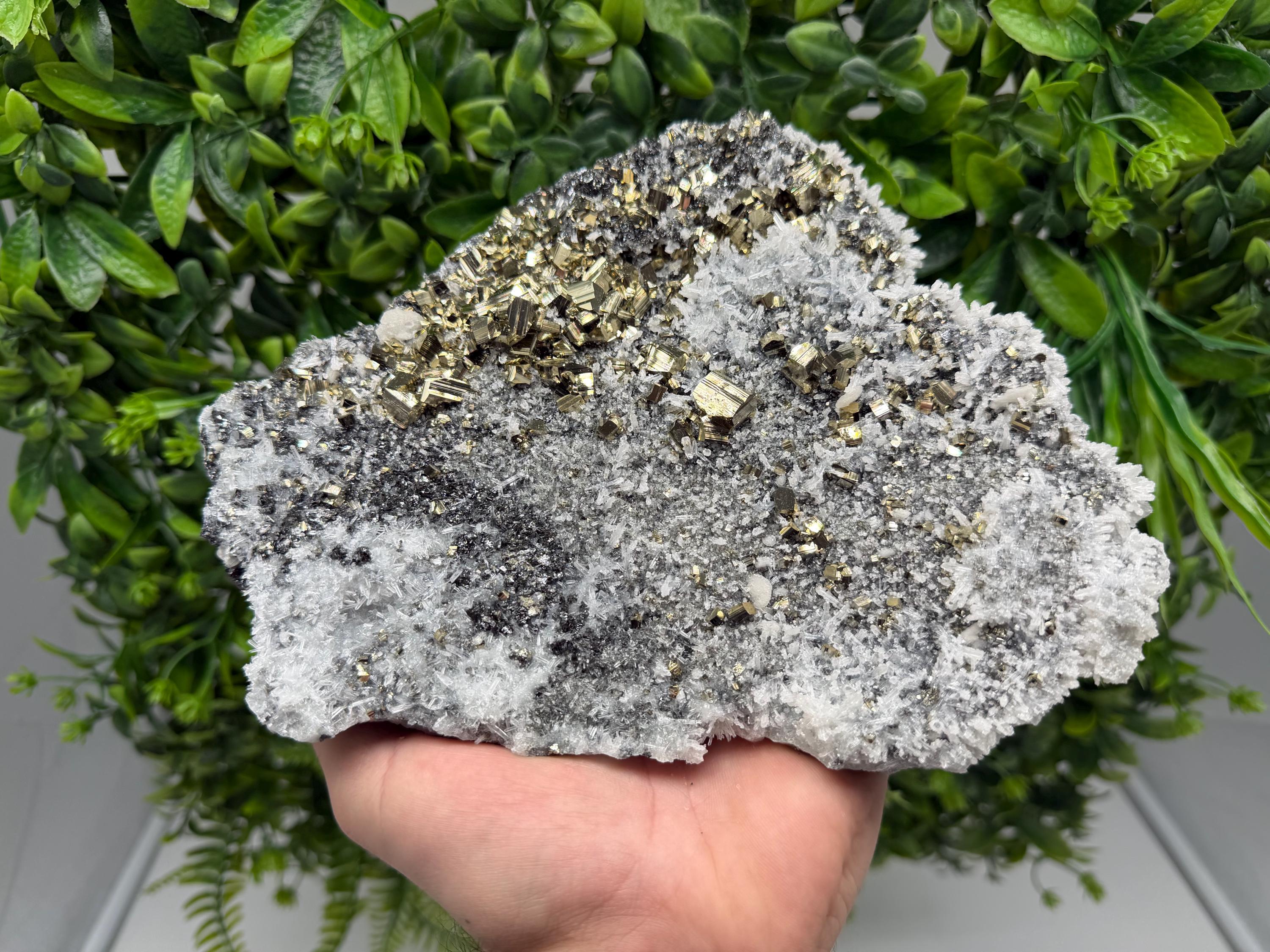 Pyrite Sphalerite Quartz  Mineral Specimen, Krushev dol Mine