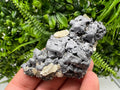 Beautiful Galena Spinel law whit Quartz,Calcite from Borieva mine,Bulgaria,natural minerals,collection crystal,gift,rock,collection stone