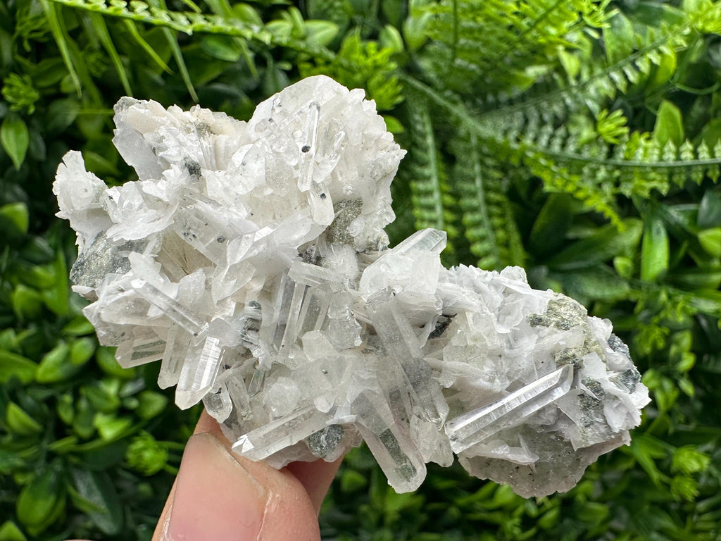 Calcite Quartz with Epidote on Matrix, Borieva Mine Bulgaria