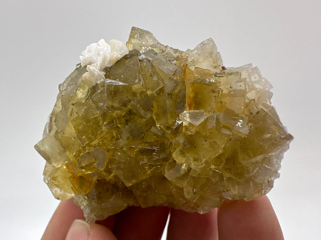Spanish Yellow Fluorite Specimen, Crystal Collection (5.5/3.5/5.5cm)