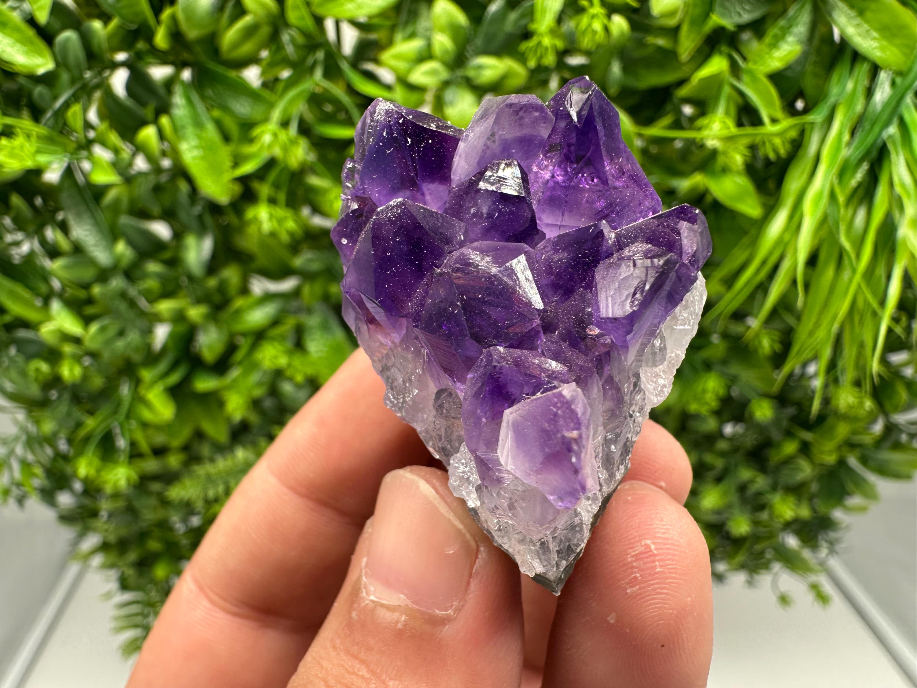 Uruguay Amethyst Cluster, Purple Quartz Crystal, Home Decor