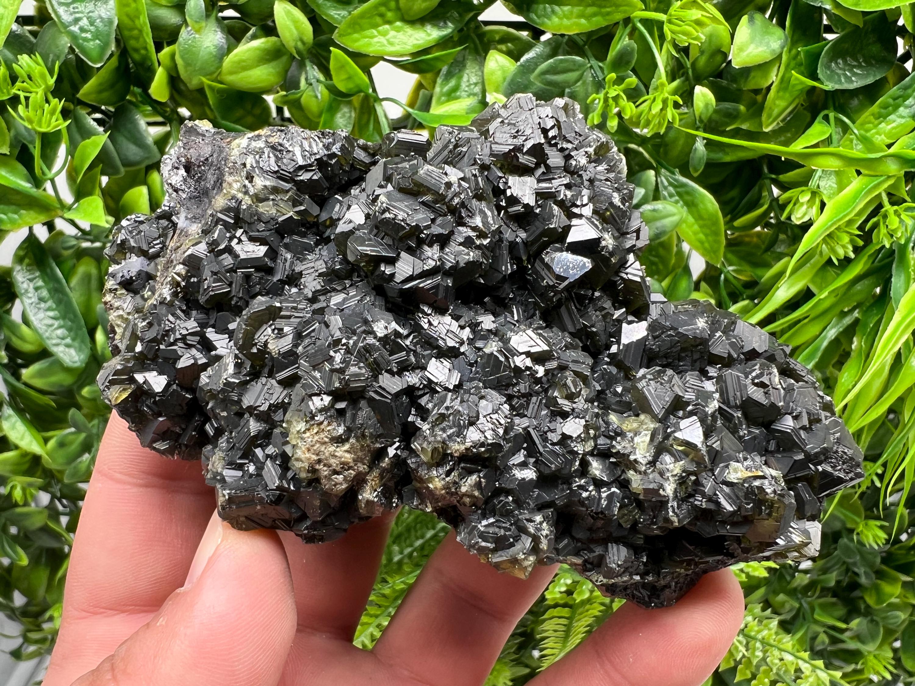 Transparent Green Sphalerite Cleiopfane Gem, Natural Mineral Collection
