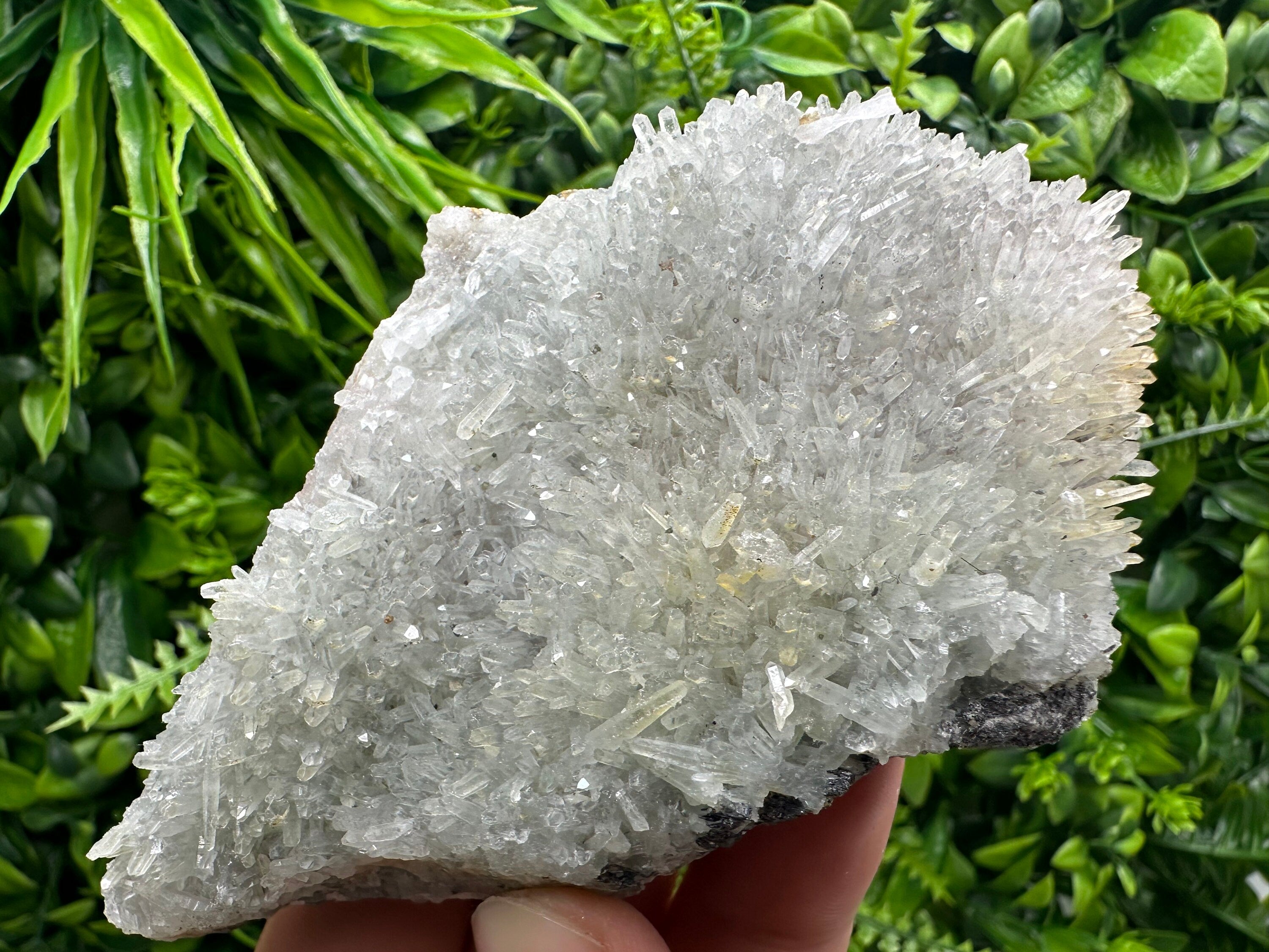 Chlorite Quartz Crystal with Hematite Inclusions - Borieva Mine Bulgaria
