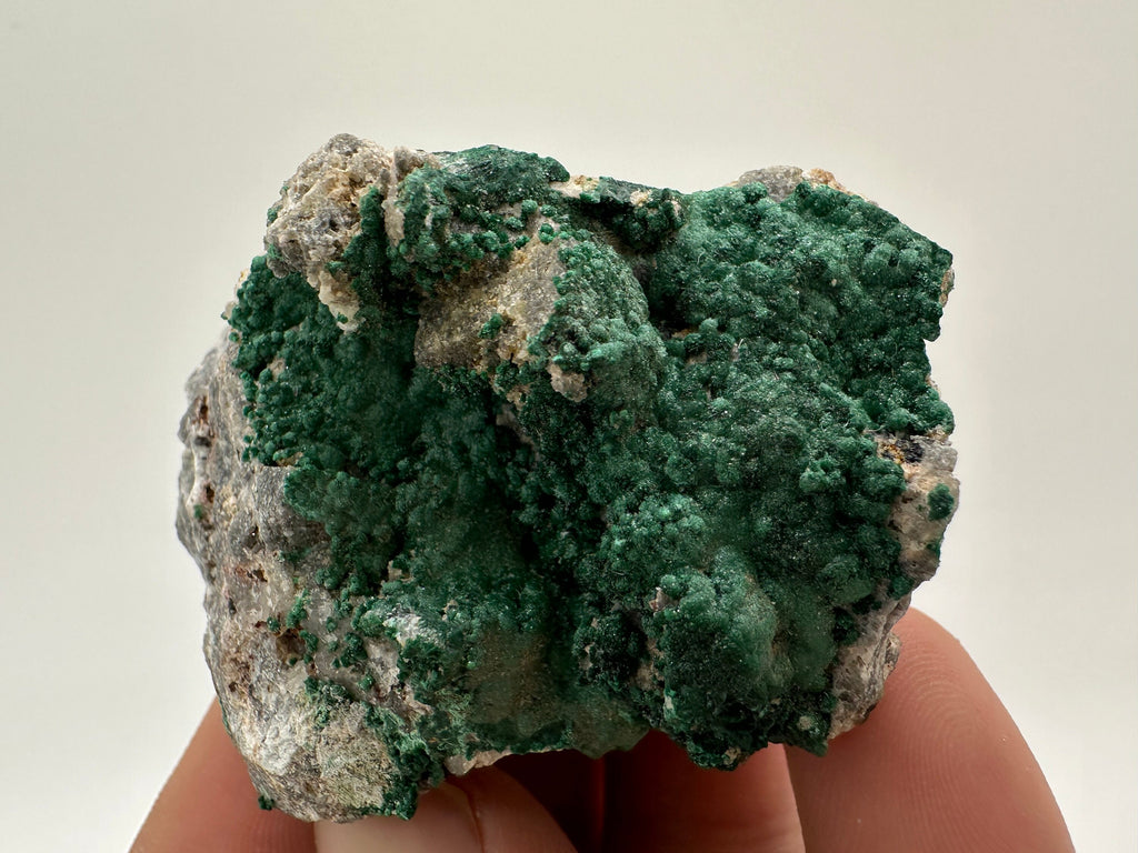 Green Polished Malachite Crystal from Congo, Mineral Specimen