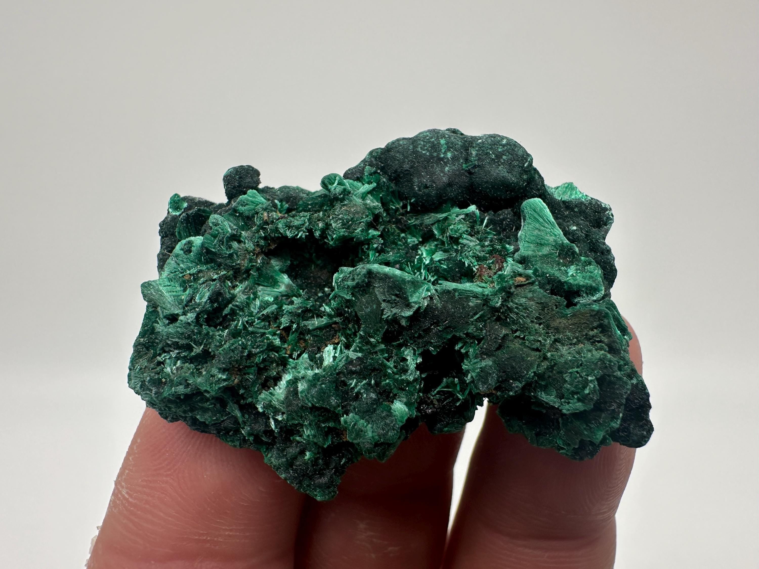 Green Malachite Crystal Specimen from Congo
