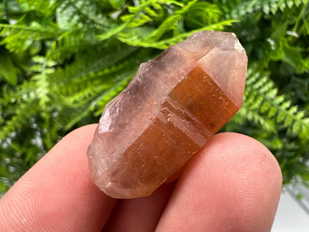 Red Hematite Phantom Quartz, Morocco Mineral Specimen