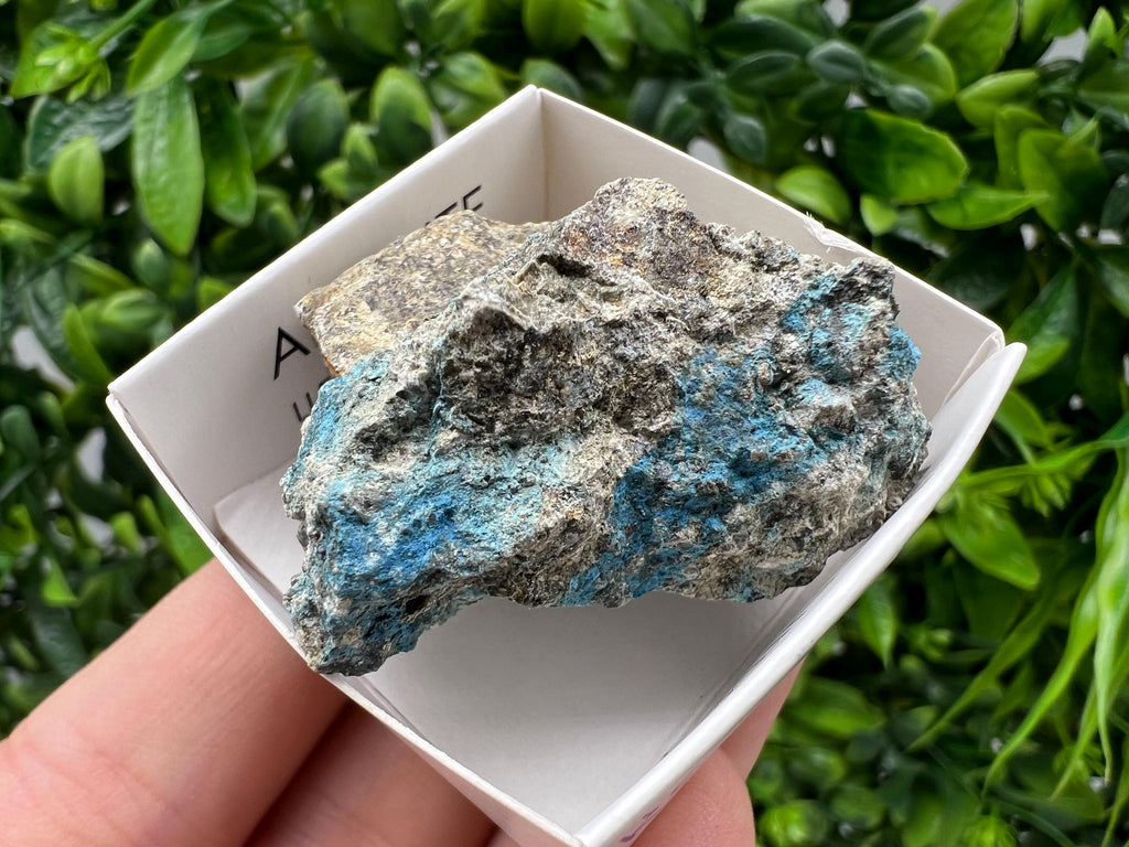 Rare Raw Aerinite Mineral Specimen: Collection Crystal from Lleida, Spain (4.5/4 CM)
