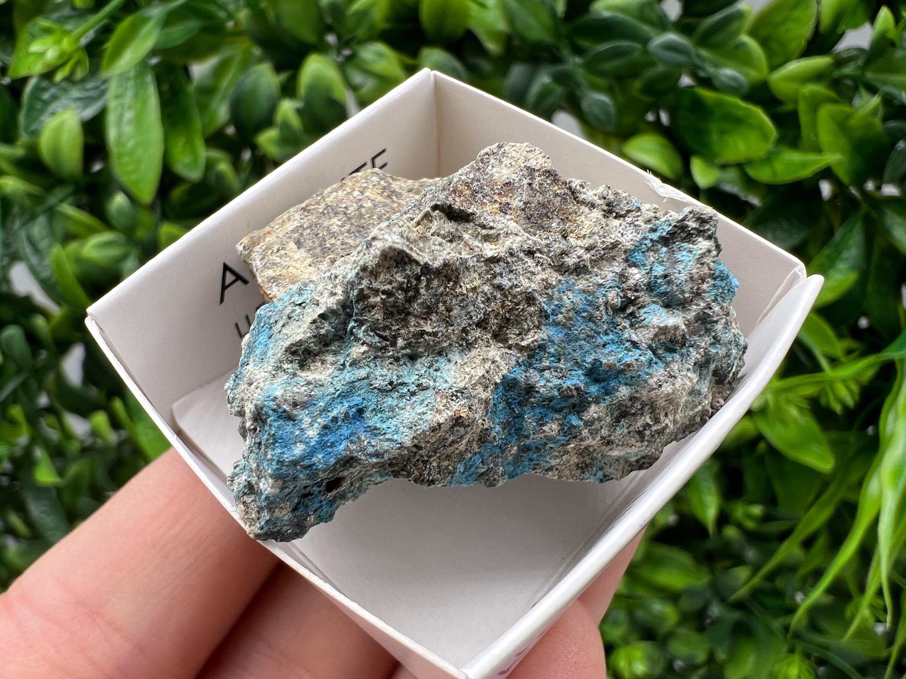 Rare Raw Aerinite Mineral Specimen: Collection Crystal from Lleida, Spain (4.5/4 CM)