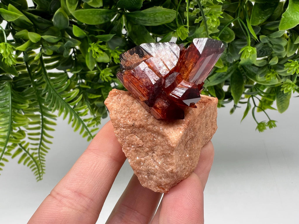 Orange-Brown Arcanite Mineral Specimen, Santa Ana Tin Mine