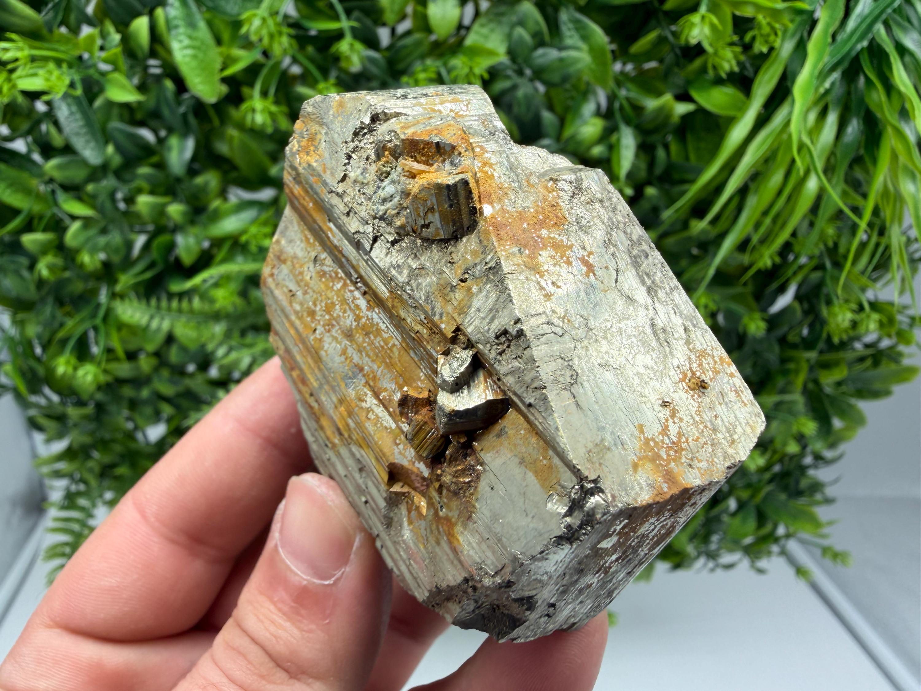 Rainbow Pyrite Hematite Cluster, Borieva Mine, Bulgaria