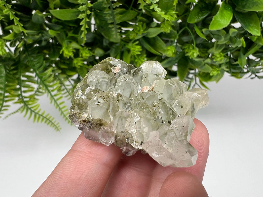 LARGE, Green Epidote with Quartz Crystals - Extremely Sparkly with Rainbows,souvenirs collection stone,gift,decor, Eastern Anatolian, Turkey
