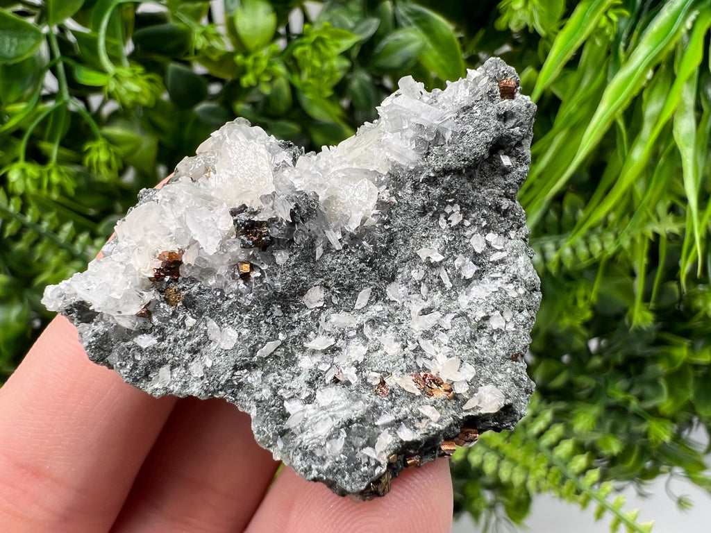 Calcite on Quartz Specimen, Borieva Mine, Madan Bulgaria