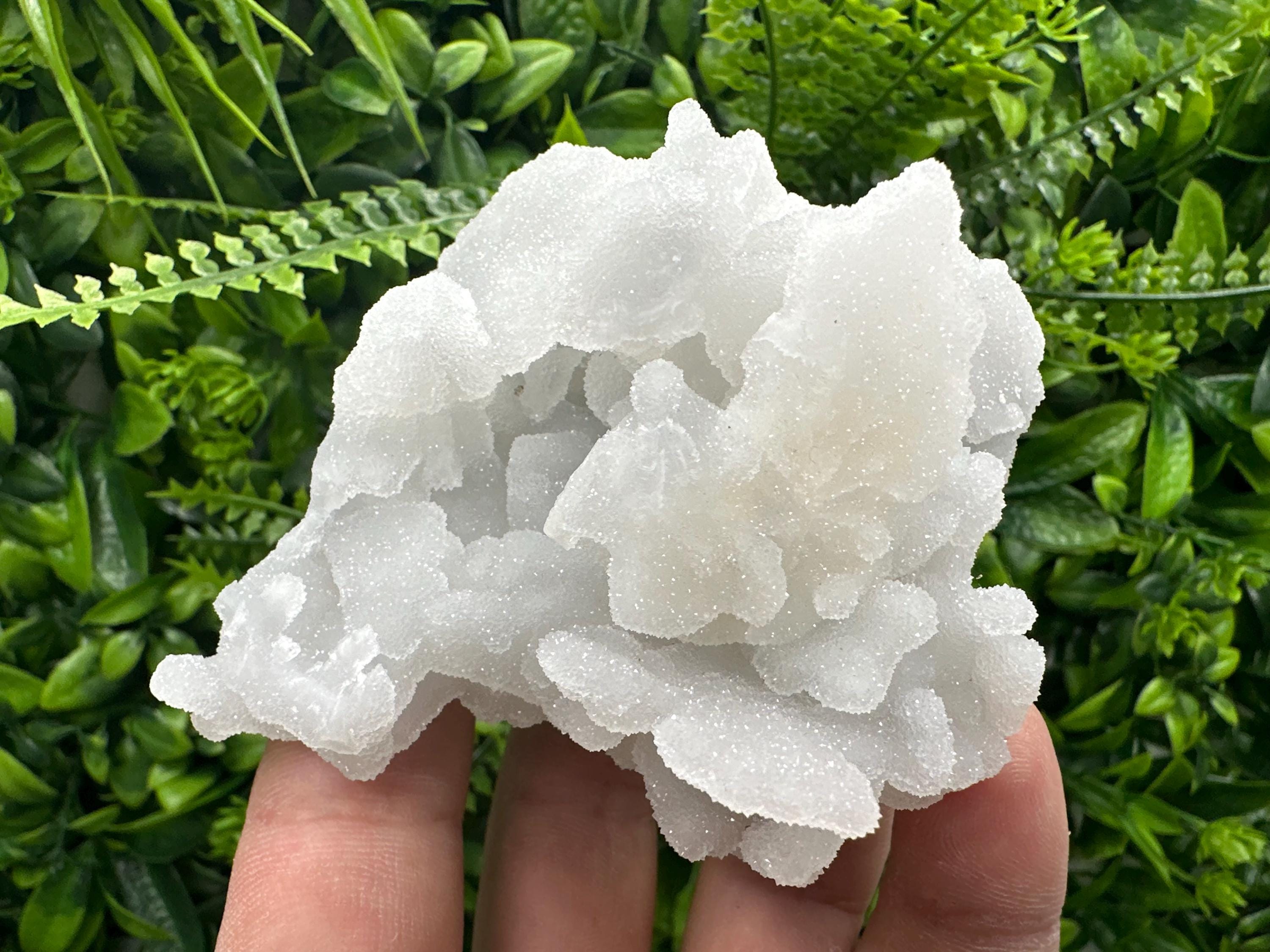 Chlorite Quartz Cluster, Chalcedony Mineral Specimen