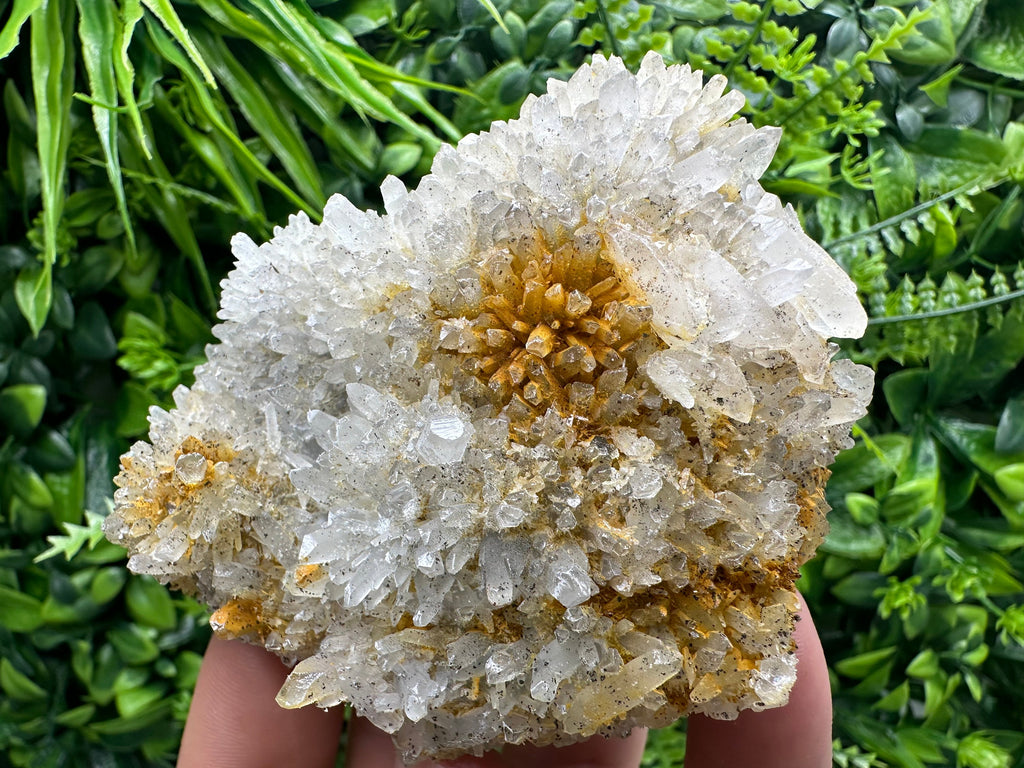 Transparent Quartz Cluster with Mineral Inclusions, Bulgaria