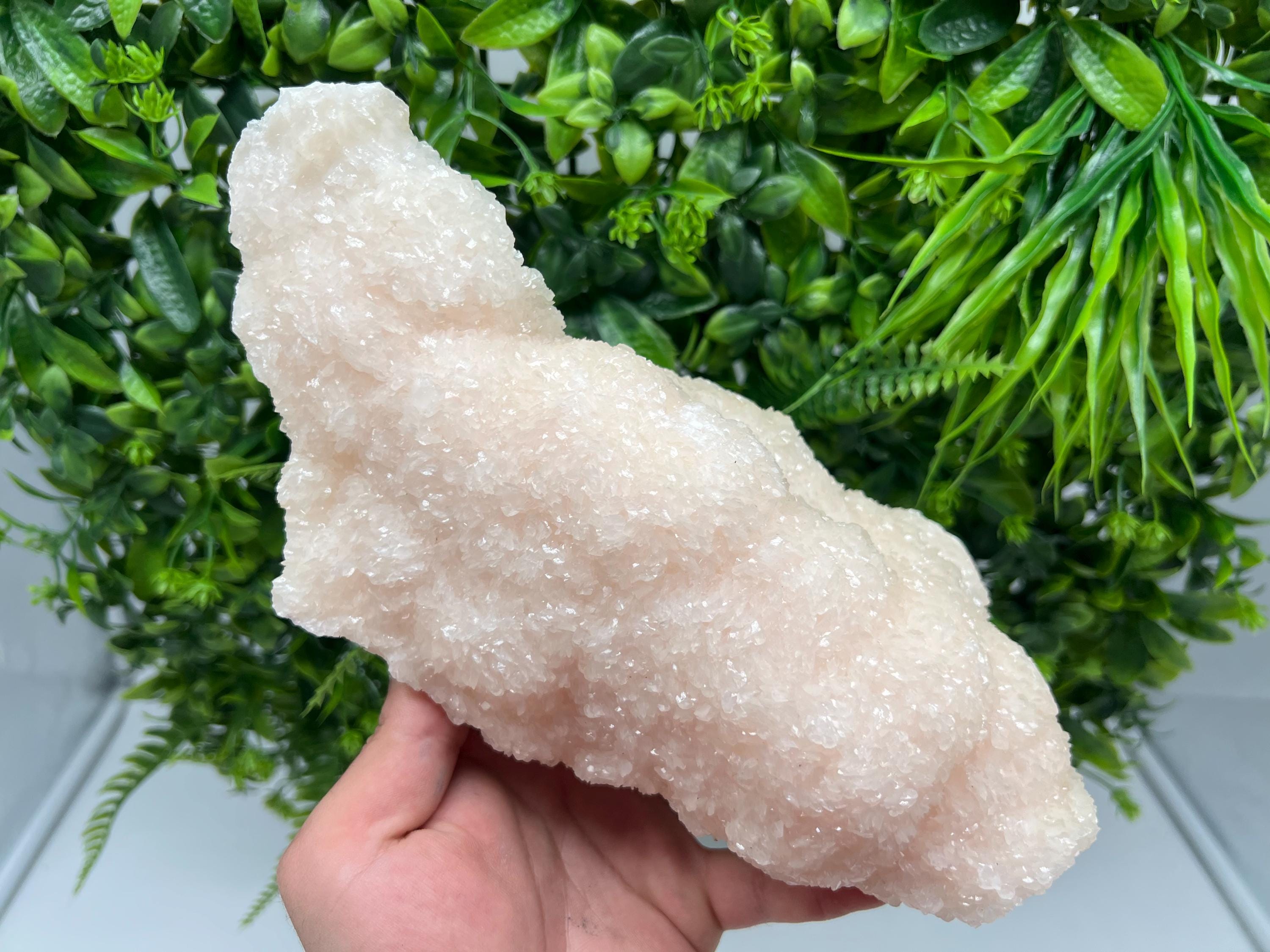 Large Mangano Calcite with Galena, Borieva Mine Crystal