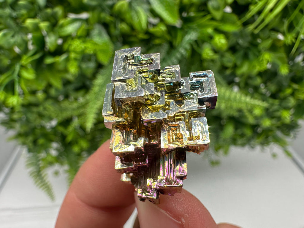 Rainbow Bismuth Crystal: Rare Gemstone Specimen,wholesale Bismuth