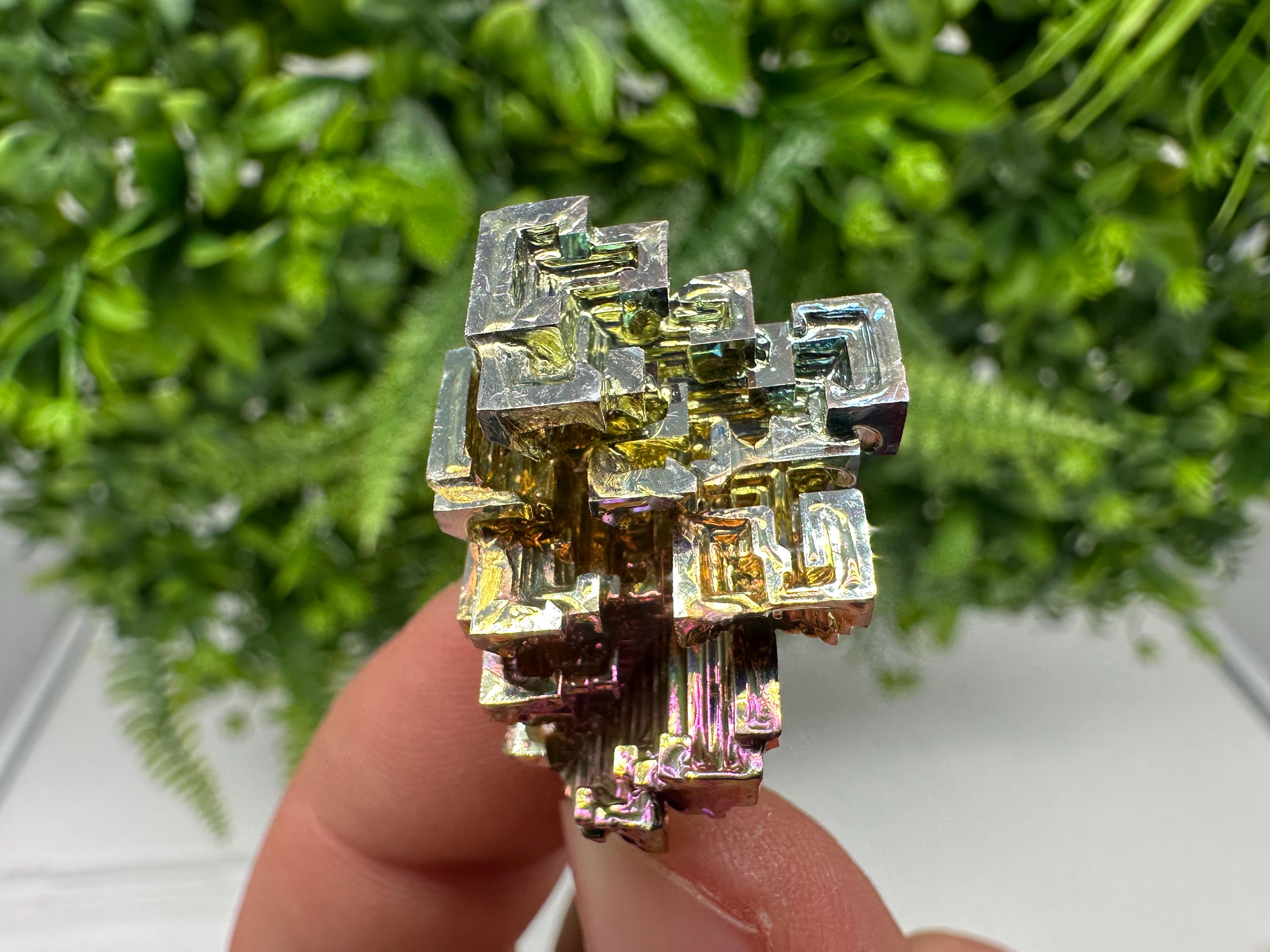 Rainbow Bismuth Crystal: Rare Gemstone Specimen,wholesale Bismuth