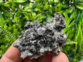 Sphalerite on Green Quartz, Borieva Mine Mineral Specimen