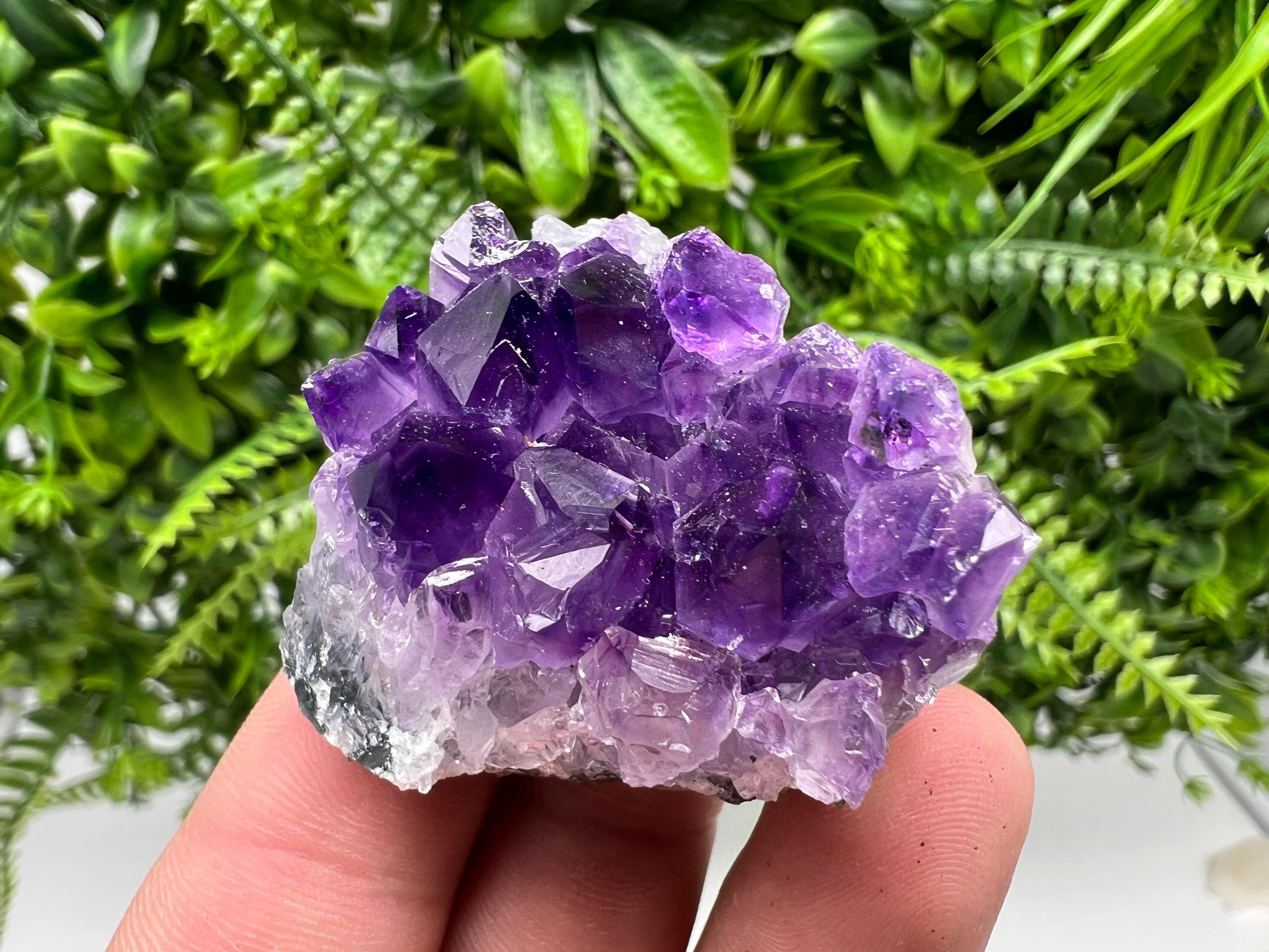 Uruguay Amethyst Cluster: Purple Quartz Crystal, Home Decor